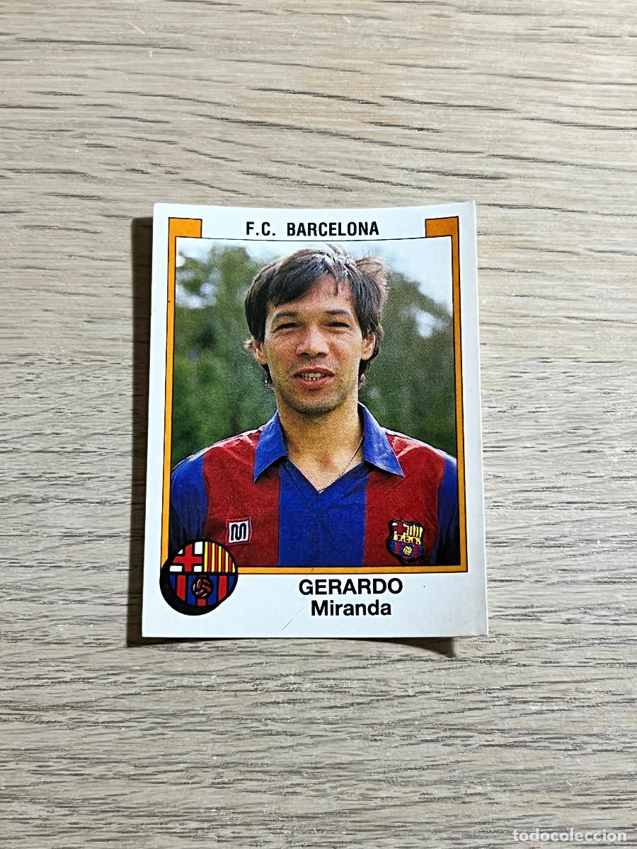 Cromos de f&uacute;tbol: 47 GERARDO FC BARCELONA LIGA FUTBOL 88 PANINI NUNCA PEGADO SIN PEGAR 1988