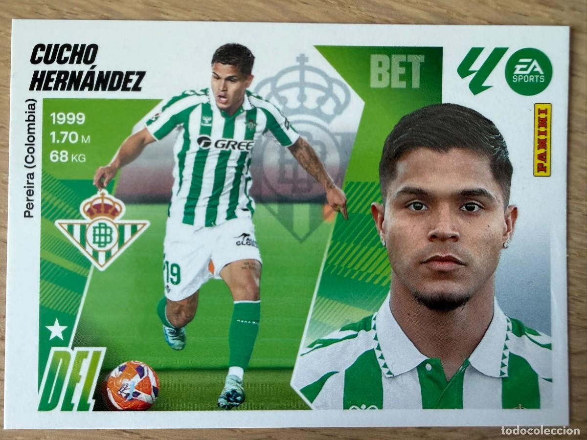 Figurine di Calcio: 20 CUCHO HERNANDEZ REAL BETIS 25 26 2025 2026 LIGA EA SPORTS COLECCIONES ESTE SIN PEGAR STICKER