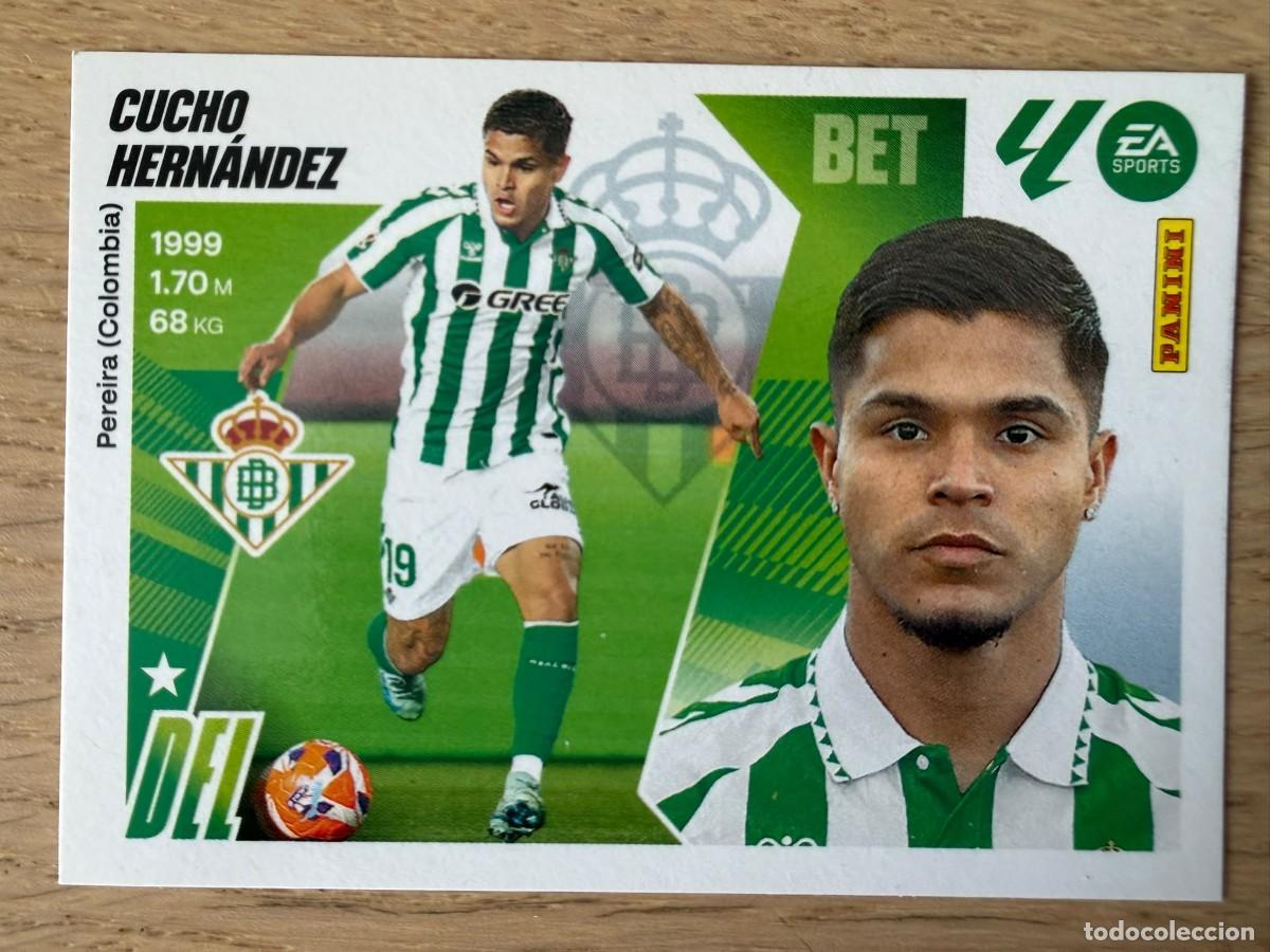 Figurine di Calcio: 20 CUCHO HERNANDEZ REAL BETIS 25 26 2025 2026 LIGA EA SPORTS COLECCIONES ESTE SIN PEGAR STICKER