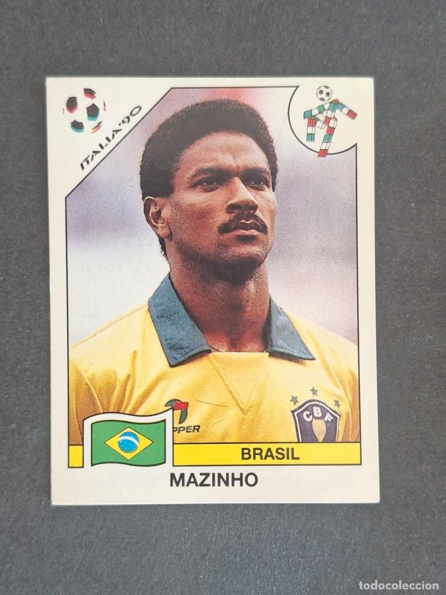 Figurine di Calcio: L3 MAZINHO SELECCION BRASIL 195 MUNDIAL ITALIA 90 1990 PANINI NUNCA PEGADO SIN PEGAR