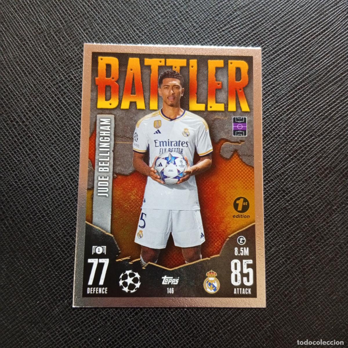 Cromos de f&uacute;tbol: 146 BELLINGHAM REAL MADRID TOPPS MATCH ATTAX 2023 2024 FUTBOL 23 24 - A213 PG424 1ST EDITON