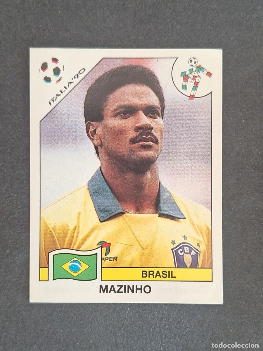 Figurine di Calcio: L3 MAZINHO SELECCION BRASIL 195 MUNDIAL ITALIA 90 1990 PANINI NUNCA PEGADO SIN PEGAR