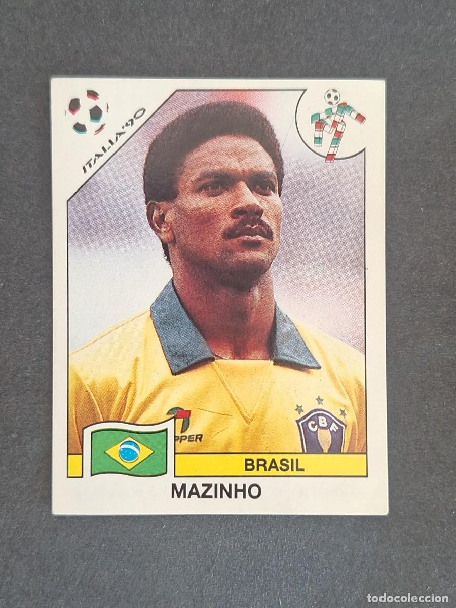 Figurine di Calcio: L3 MAZINHO SELECCION BRASIL 195 MUNDIAL ITALIA 90 1990 PANINI NUNCA PEGADO SIN PEGAR