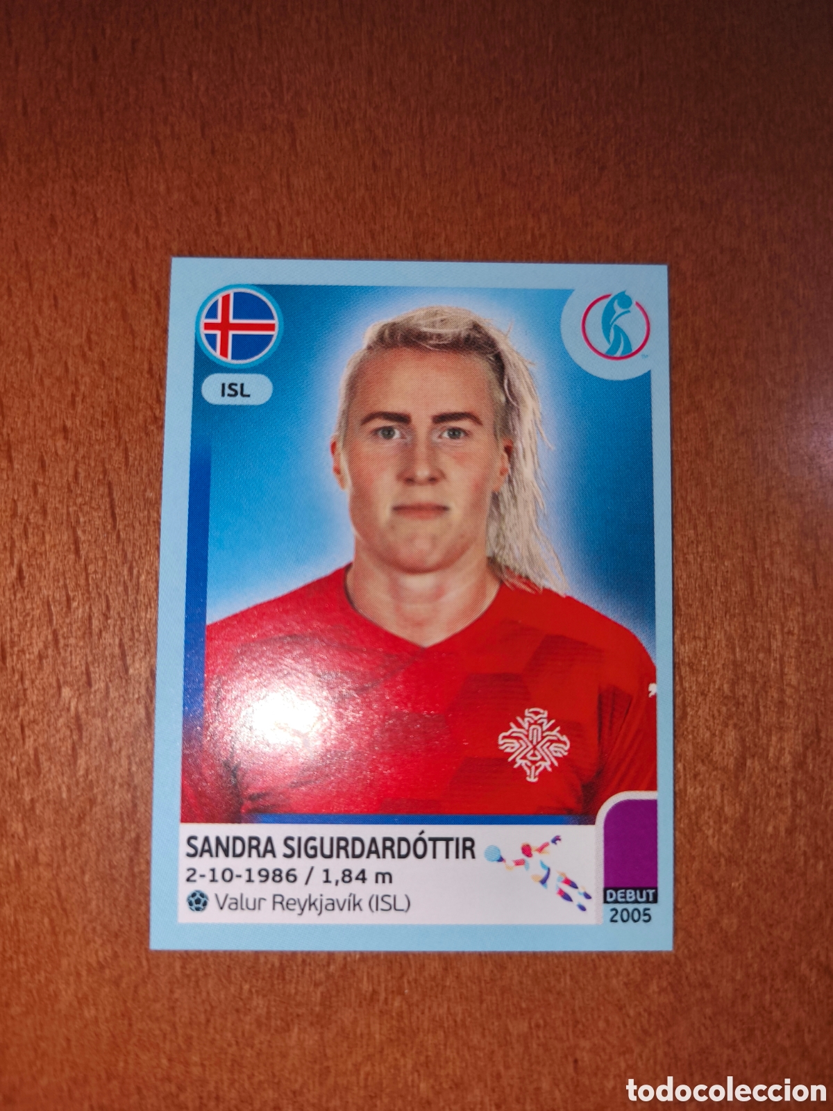 Cromos de Futebol: Sandra Sigurdardottir n&deg;347 Uefa Women's Euro England 2022 Islandia