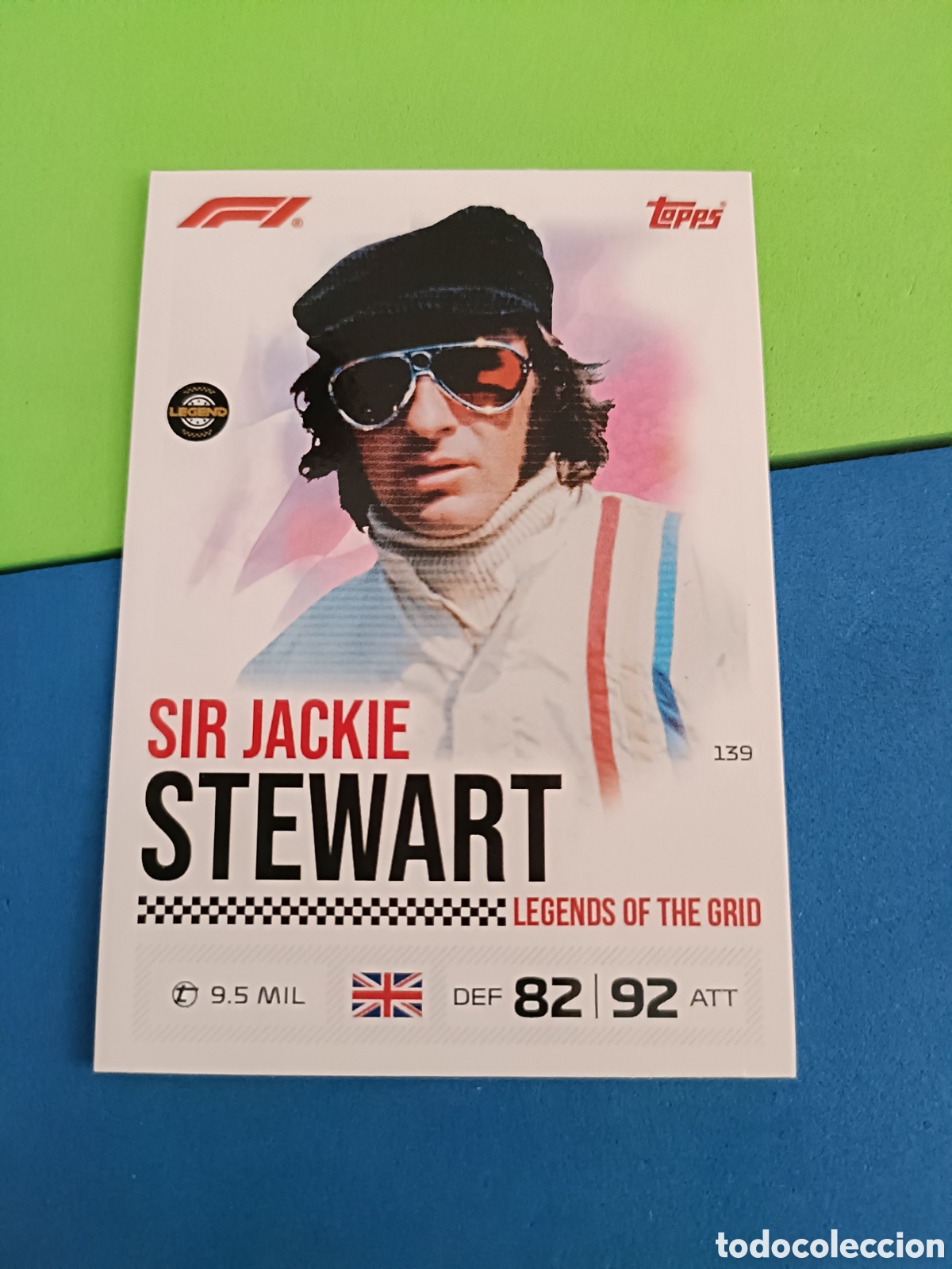 Figurine di Calcio: Topps Turbo Attax F&oacute;rmula uno F1 2026 - 139 Sir Jackie Stewart