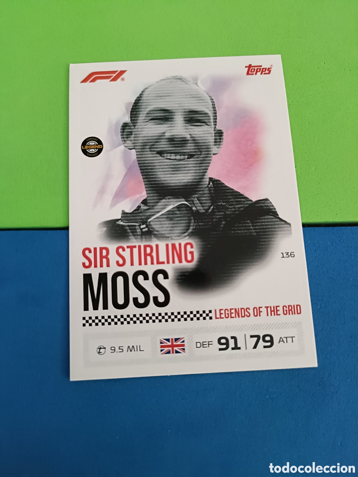 Cromos de f&uacute;tbol: Topps Turbo Attax F&oacute;rmula uno F1 2026 - 136 Sir Stirling Moss