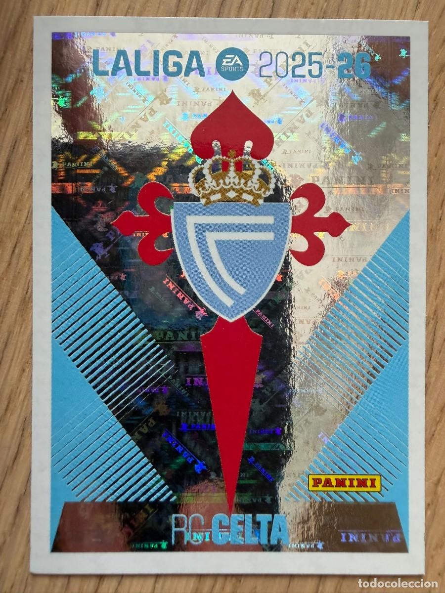 Cromos de Futebol: 1 ESCUDO CELTA VIGO 25 26 2025 2026 LIGA EA SPORTS COLECCIONES ESTE SIN PEGAR STICKER