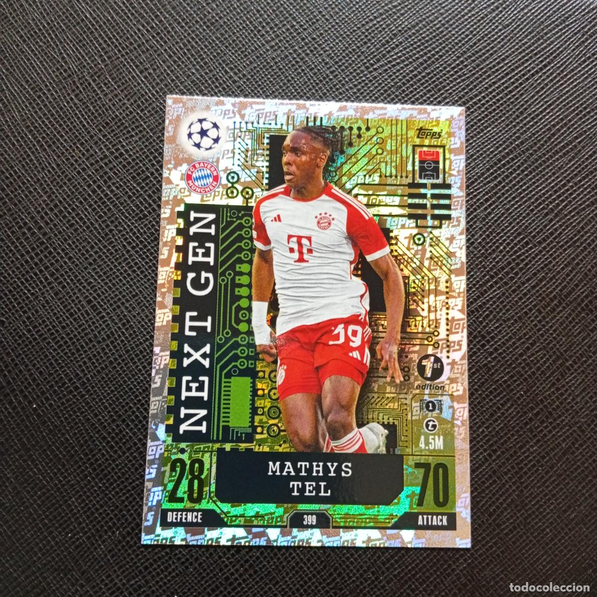 Cromos de Futebol: 399 MATHYS TEL BAYERN MUNICH TOPPS MATCH ATTAX 2023 2024 FUTBOL 23 24 - A213 PG469 1ST EDITON