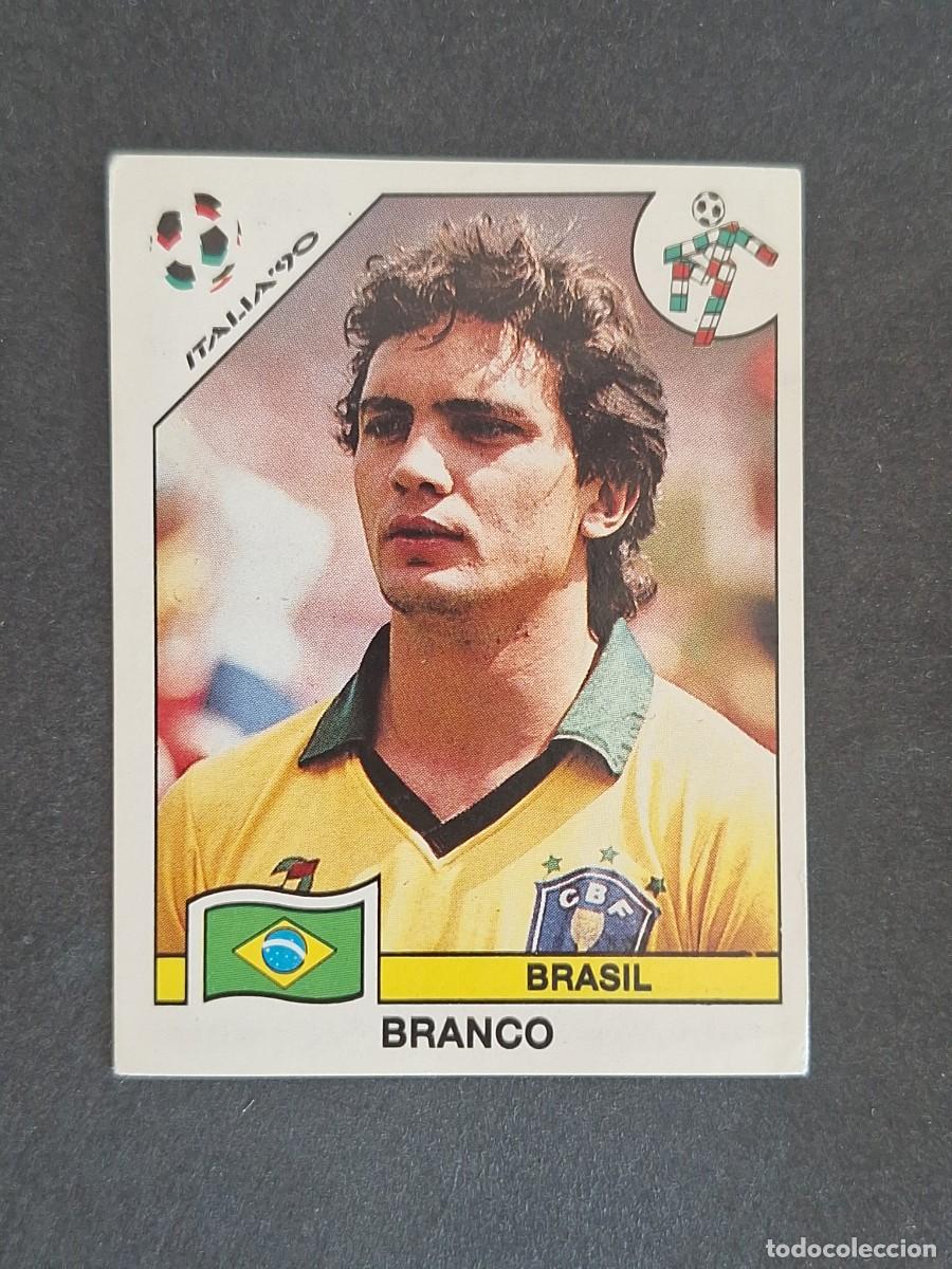 Cromos de f&uacute;tbol: L3 BRANCO SELECCION BRASIL 200 MUNDIAL ITALIA 90 1990 PANINI NUNCA PEGADO SIN PEGAR