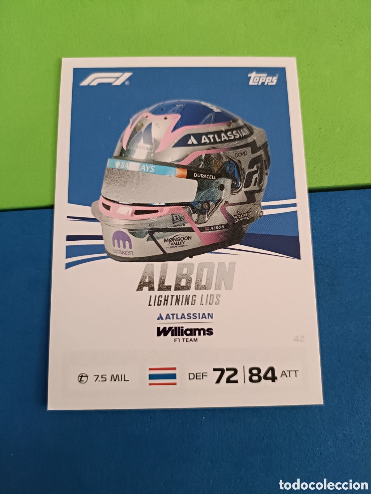 Cromos de f&uacute;tbol: Topps Turbo Attax F&oacute;rmula uno F1 2026 - 42 Albon