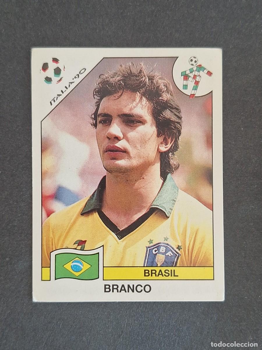 Cromos de f&uacute;tbol: L3 BRANCO SELECCION BRASIL 200 MUNDIAL ITALIA 90 1990 PANINI NUNCA PEGADO SIN PEGAR