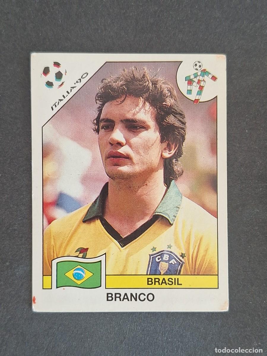 Cromos de f&uacute;tbol: L3 BRANCO SELECCION BRASIL 200 MUNDIAL ITALIA 90 1990 PANINI NUNCA PEGADO SIN PEGAR
