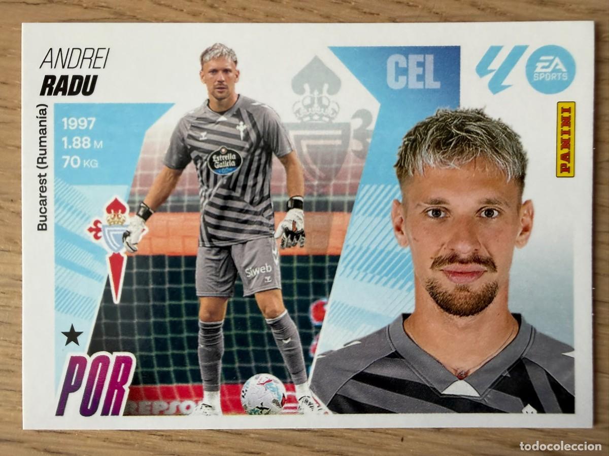 Cromos de f&uacute;tbol: 3 RADU CELTA VIGO 25 26 2025 2026 LIGA EA SPORTS COLECCIONES ESTE SIN PEGAR STICKER