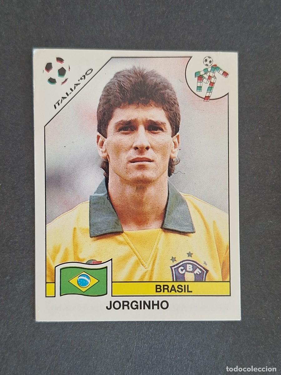 Cromos de f&uacute;tbol: L3 JORGINHO SELECCION BRASIL 201 MUNDIAL ITALIA 90 1990 PANINI NUNCA PEGADO SIN PEGAR