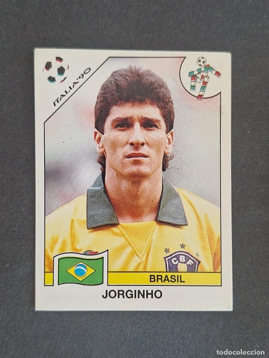 Cromos de f&uacute;tbol: L3 JORGINHO SELECCION BRASIL 201 MUNDIAL ITALIA 90 1990 PANINI NUNCA PEGADO SIN PEGAR