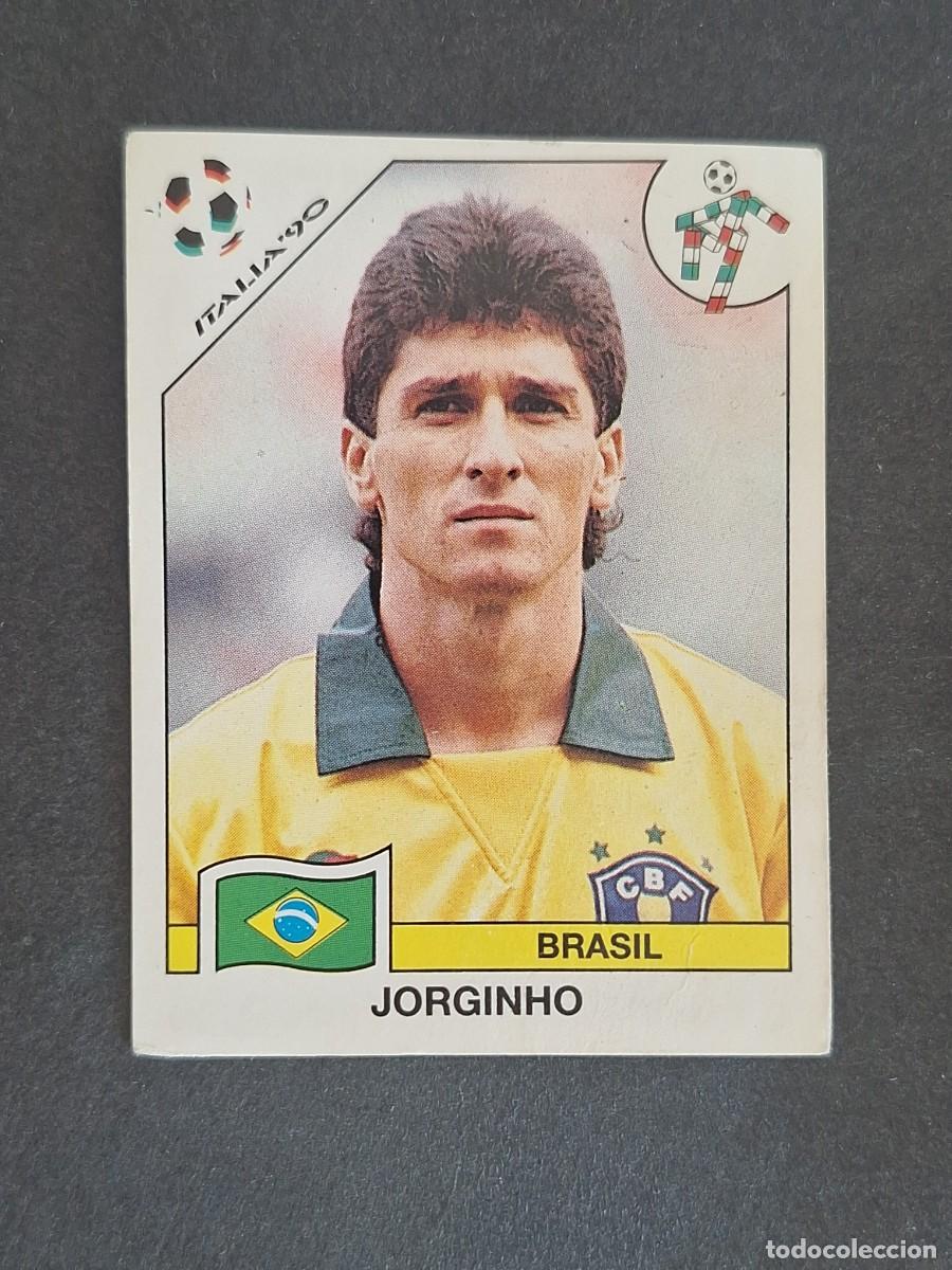 Cromos de f&uacute;tbol: L3 JORGINHO SELECCION BRASIL 201 MUNDIAL ITALIA 90 1990 PANINI NUNCA PEGADO SIN PEGAR