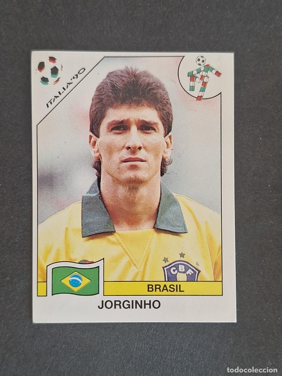 Cromos de f&uacute;tbol: L3 JORGINHO SELECCION BRASIL 201 MUNDIAL ITALIA 90 1990 PANINI NUNCA PEGADO SIN PEGAR