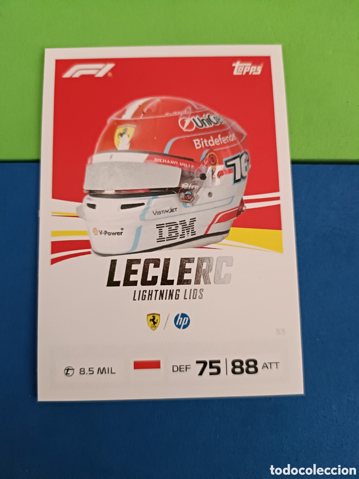 Cromos de f&uacute;tbol: Topps Turbo Attax F&oacute;rmula uno F1 2026 - 33 Leclerc