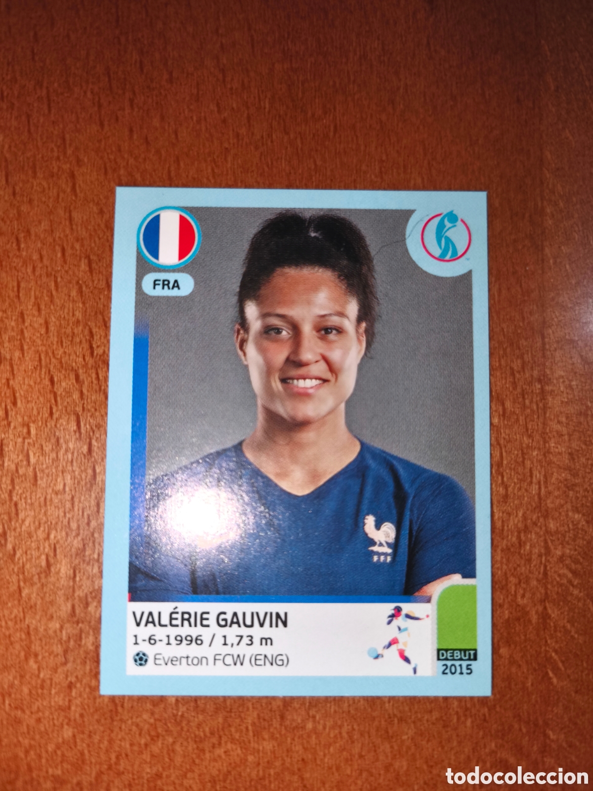 Cromos de f&uacute;tbol: Valerie Gauvin n&deg;302 Uefa Women's Euro England 2022 Francia