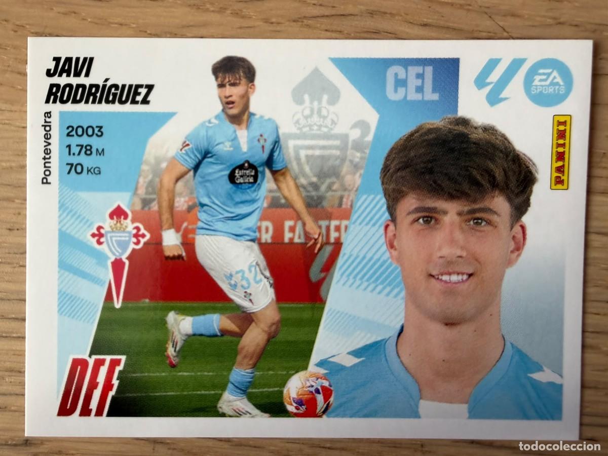 Cromos de f&uacute;tbol: 5 JAVI RODRIGUEZ CELTA VIGO 25 26 2025 2026 LIGA EA SPORTS COLECCIONES ESTE SIN PEGAR STICKER
