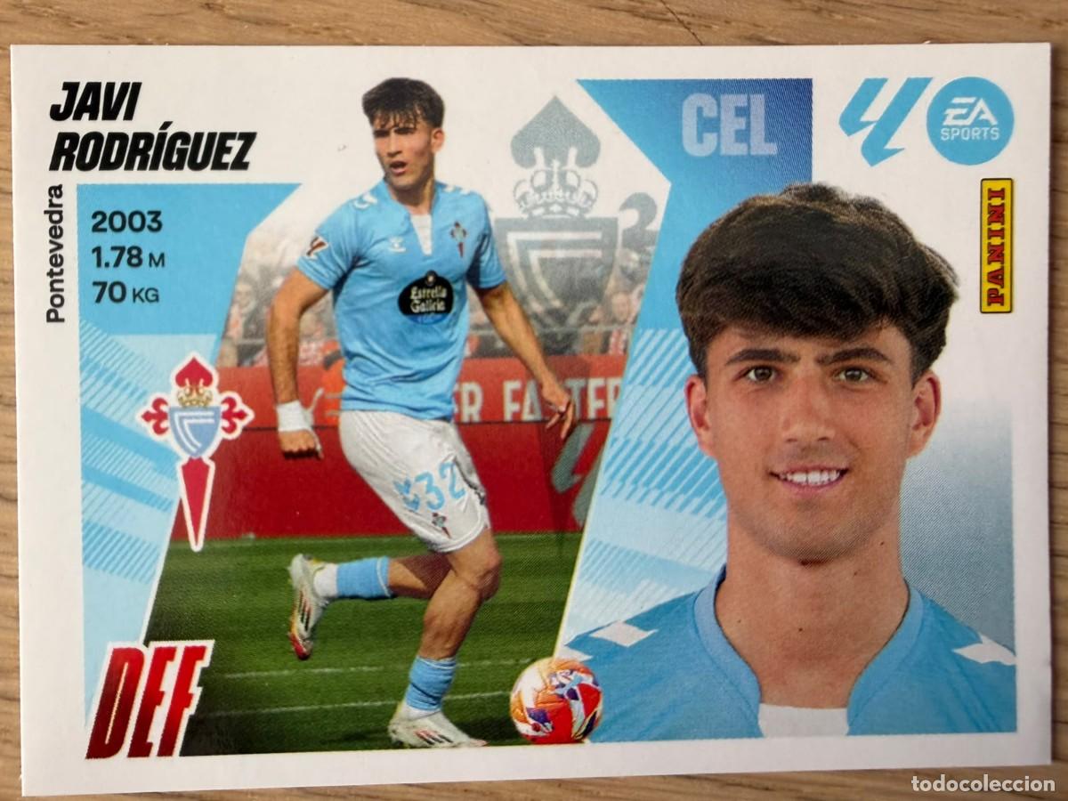 Cromos de f&uacute;tbol: 5 JAVI RODRIGUEZ CELTA VIGO 25 26 2025 2026 LIGA EA SPORTS COLECCIONES ESTE SIN PEGAR STICKER