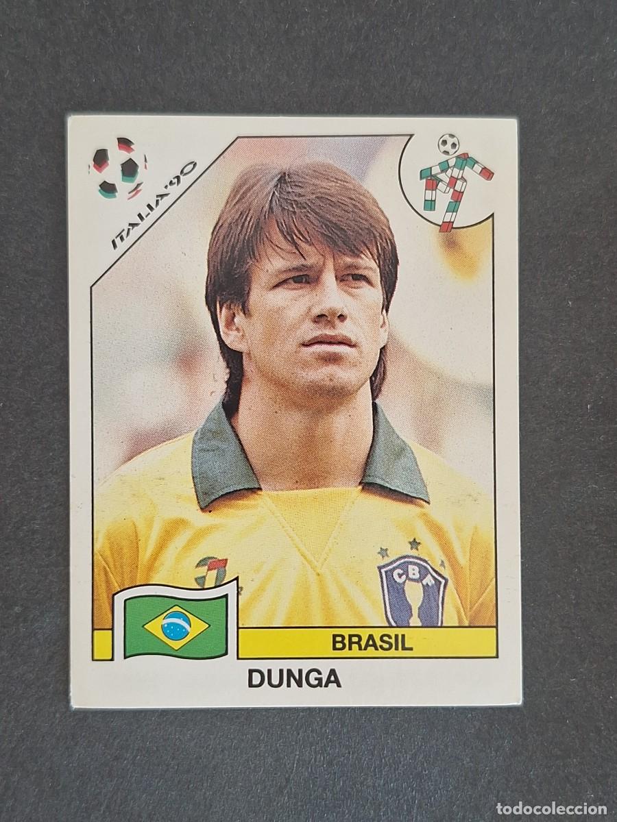 Cartes &agrave; collectionner de Football: L3 DUNGA SELECCION BRASIL 203 MUNDIAL ITALIA 90 1990 PANINI NUNCA PEGADO SIN PEGAR