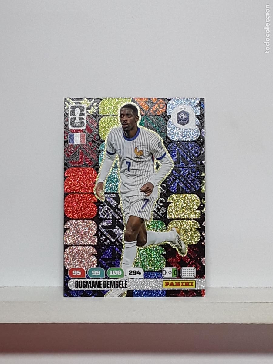 Cartes &agrave; collectionner de Football: ADRENALYN MUNDIAL 2026 WORLD CUP 26 ALBUM PANINI N LIMITADA MOMENTUM FRANCIA FRANCE OUSMANE DEMBELE