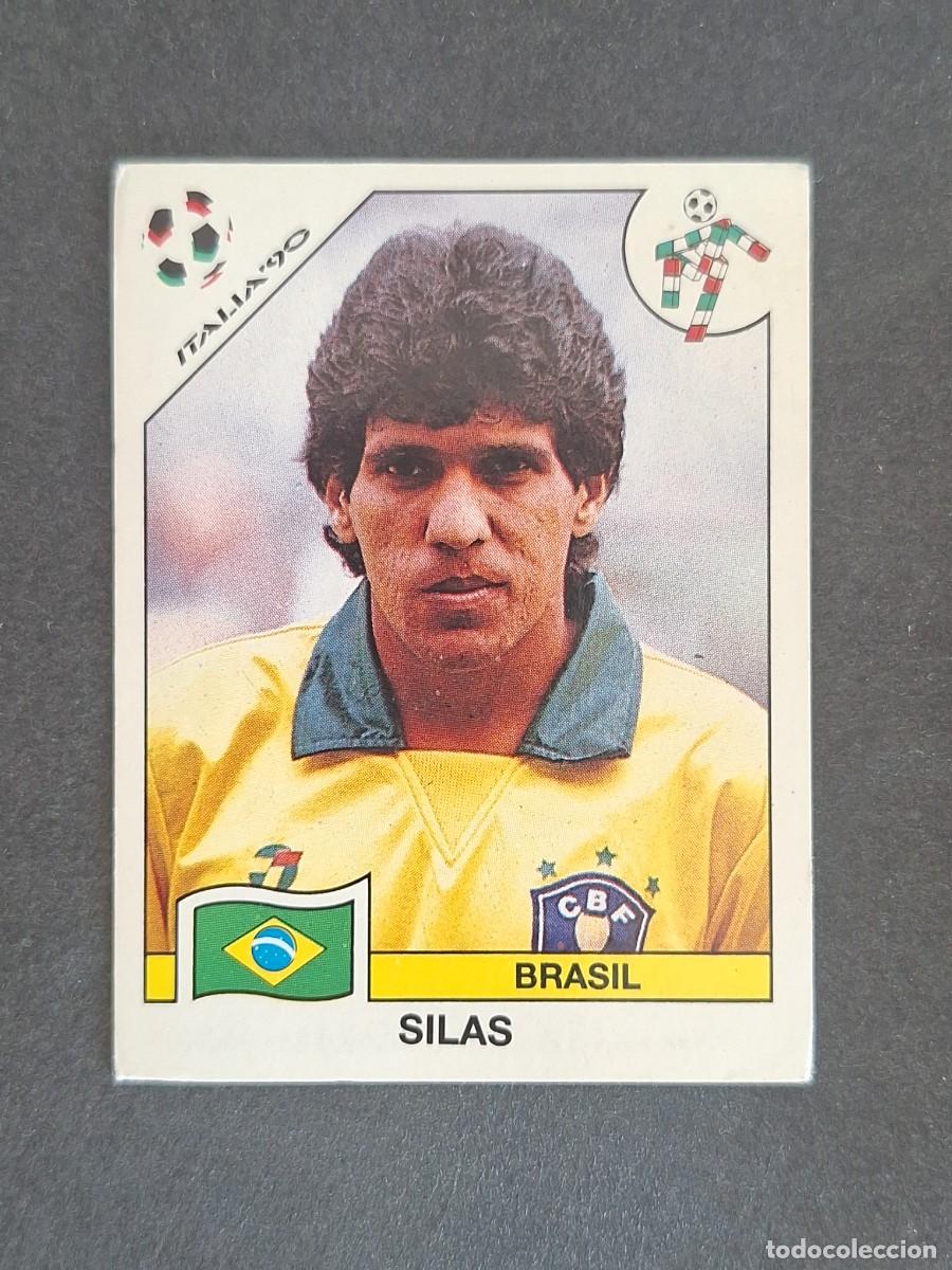 Cartes &agrave; collectionner de Football: L3 SILAS SELECCION BRASIL 204 MUNDIAL ITALIA 90 1990 PANINI NUNCA PEGADO SIN PEGAR