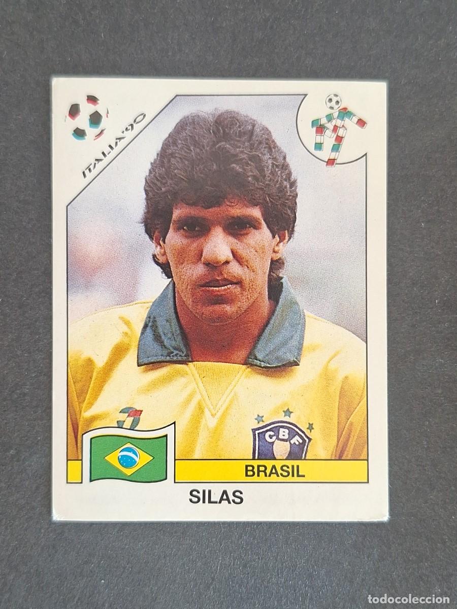 Cartes &agrave; collectionner de Football: L3 SILAS SELECCION BRASIL 204 MUNDIAL ITALIA 90 1990 PANINI NUNCA PEGADO SIN PEGAR