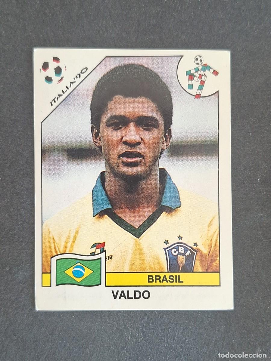 Cartes &agrave; collectionner de Football: L3 VALDO SELECCION BRASIL 205 MUNDIAL ITALIA 90 1990 PANINI NUNCA PEGADO SIN PEGAR