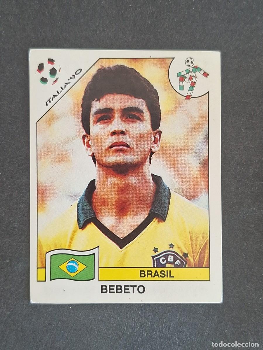 Cartes &agrave; collectionner de Football: L3 BEBETO SELECCION BRASIL 206 MUNDIAL ITALIA 90 1990 PANINI NUNCA PEGADO SIN PEGAR