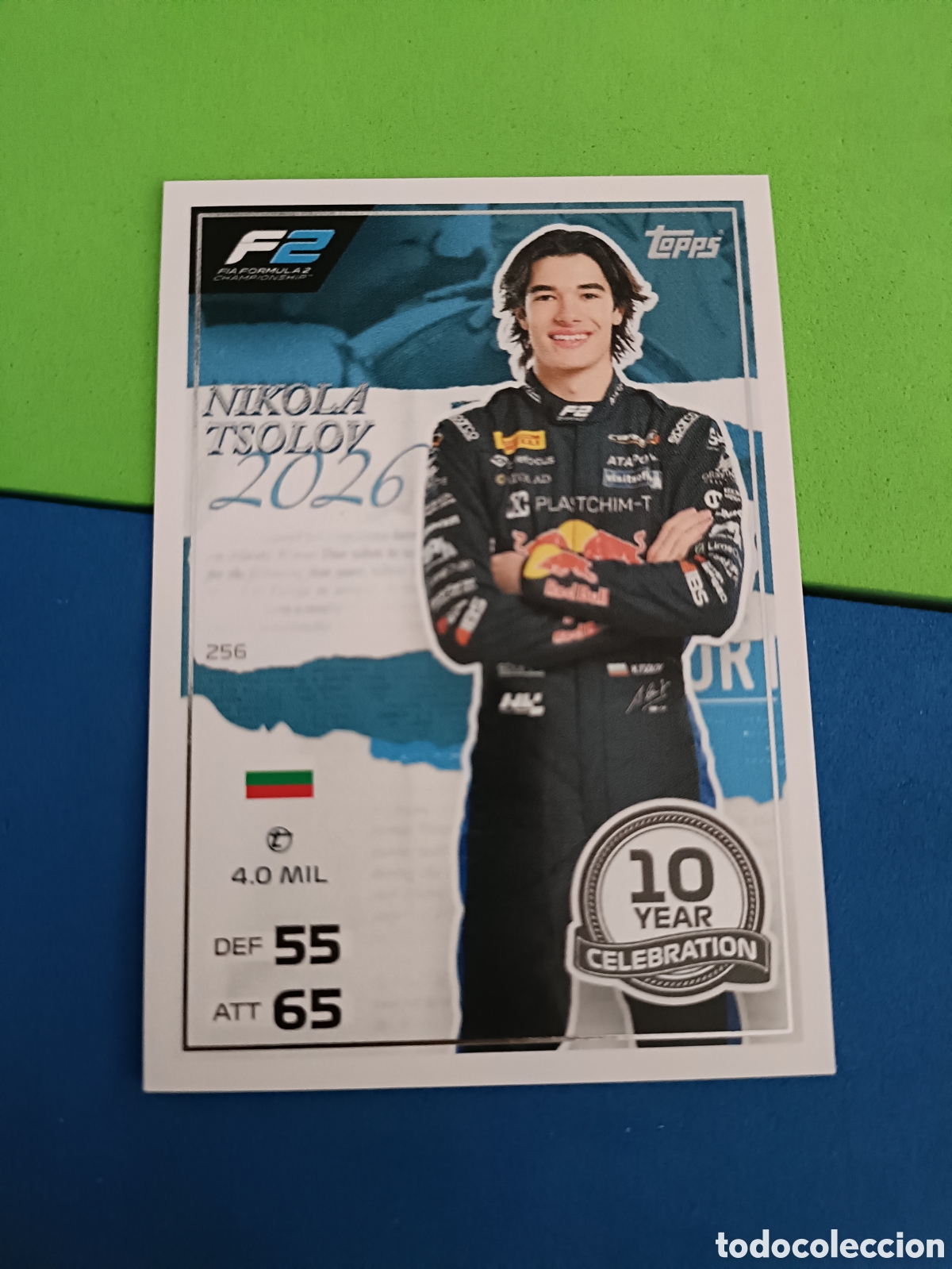 Figurine di Calcio: Topps Turbo Attax F&oacute;rmula uno F1 2026 - 256 Nikola Tsolov