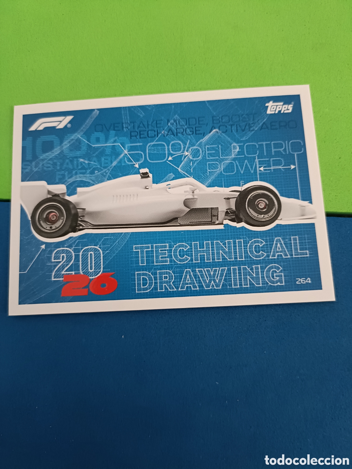 Figurine di Calcio: Topps Turbo Attax F&oacute;rmula uno F1 2026 - 264 Technical Drawing