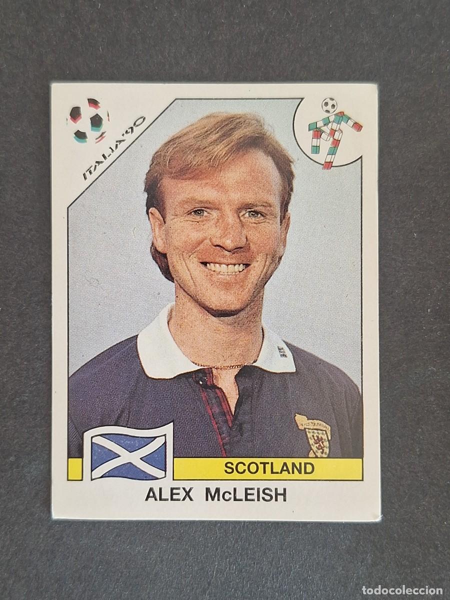 Football Stickers: L3 ALEX McLEISH SELECCION ESCOCIA 216 MUNDIAL ITALIA 90 1990 PANINI NUNCA PEGADO SIN PEGAR