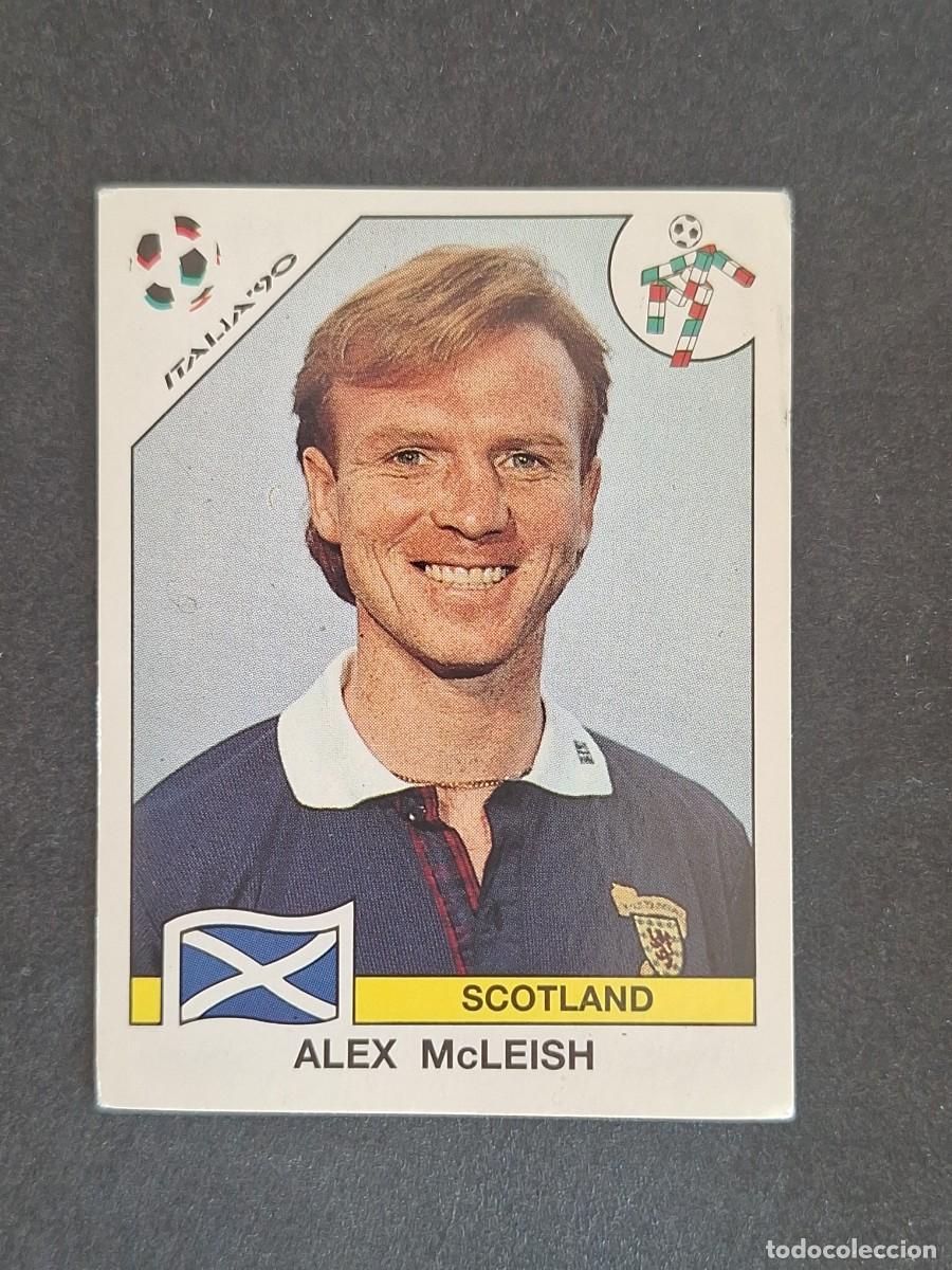 Football Stickers: L3 ALEX McLEISH SELECCION ESCOCIA 216 MUNDIAL ITALIA 90 1990 PANINI NUNCA PEGADO SIN PEGAR