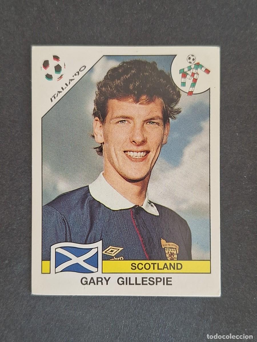Cromos de f&uacute;tbol: L3 GARY GILLESPIE SELECCION ESCOCIA 217 MUNDIAL ITALIA 90 1990 PANINI NUNCA PEGADO SIN PEGAR