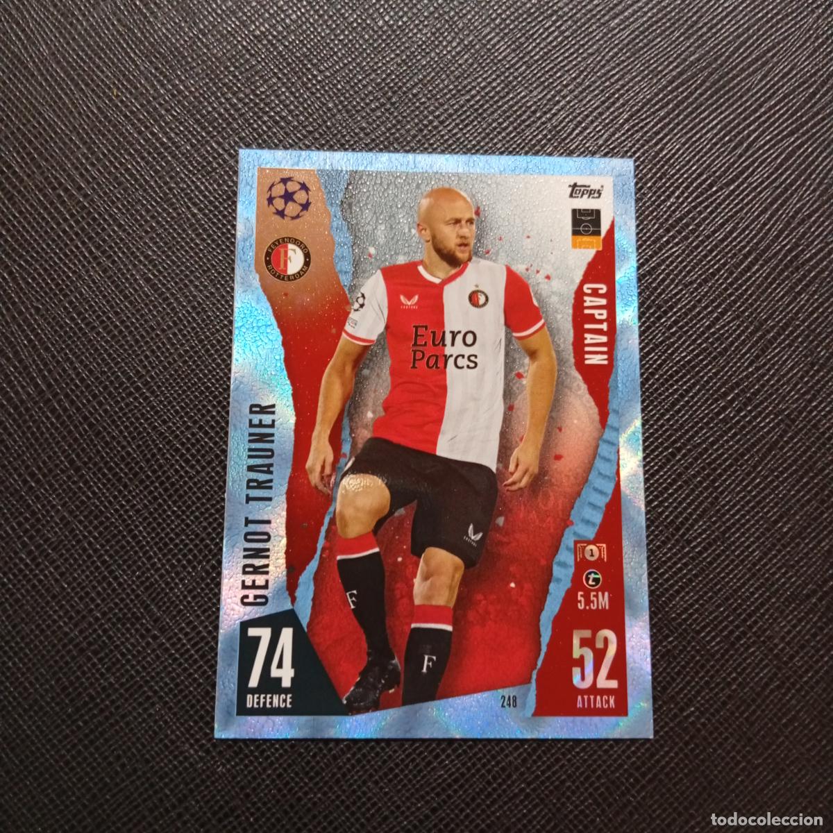 Cromos de f&uacute;tbol: 248 GERNOT TRAUNER FEYENOORD TOPPS MATCH ATTAX 2023 2024 FUTBOL 23 24 - A213 PG55 CRYSTAL CARD