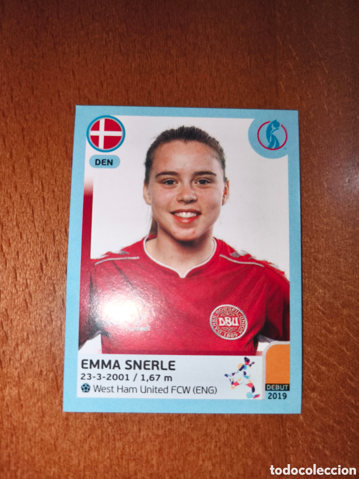Cromos de f&uacute;tbol: Emma Snerle n&deg;148 Uefa Women's Euro England 2022 Dinamarca