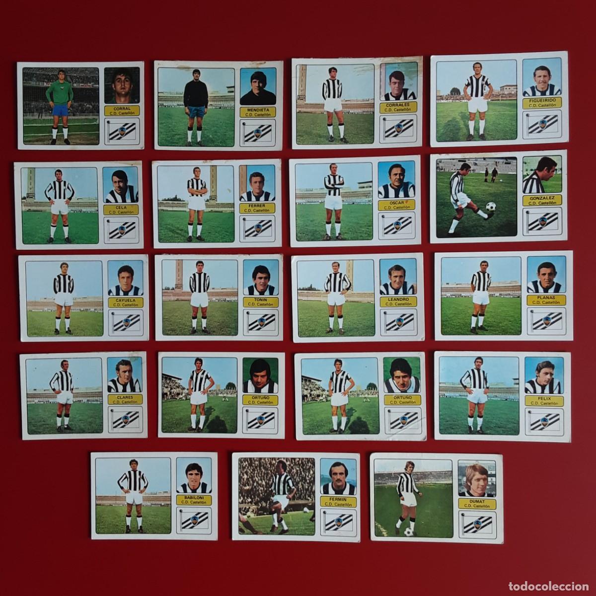 Cromos de f&uacute;tbol: EQUIPO COMPLETO CASTELLON LIGA TEMPORADA 1973 1974 73 74 EDITORIAL FHER