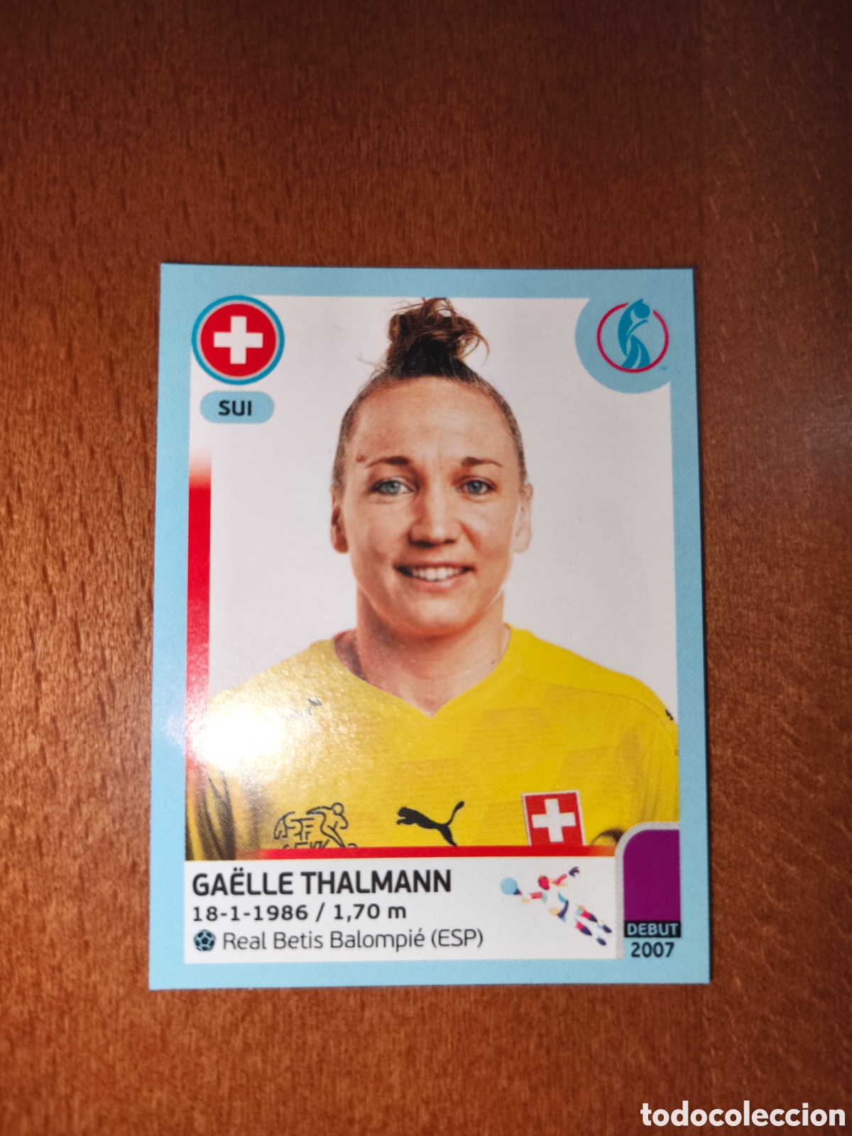 Cromos de Futebol: Gaelle Thalmann n&deg;263 Uefa Women's Euro England 2022 Suiza