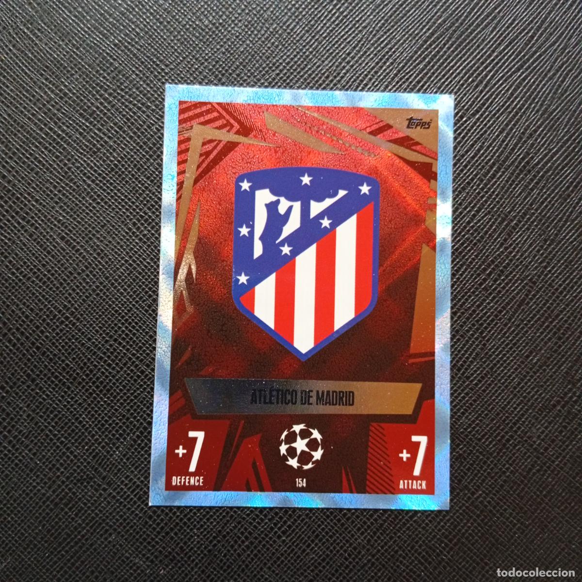 Figurine di Calcio: 154 ESCUDO AT MADRID TOPPS MATCH ATTAX 2023 2024 FUTBOL 23 24 - A213 PG64 CRYSTAL