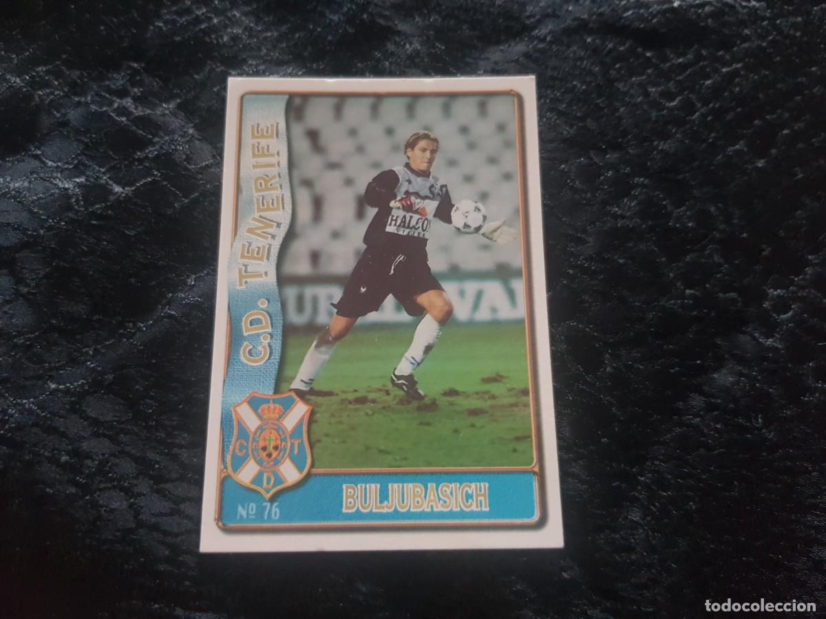 Figurine di Calcio: Cromo N&ordm; 76 Buljubasich (Tenerife) Mundicromo / Las fichas de la liga 96/97 1996/1997