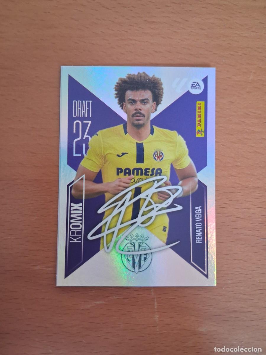 Figurine di Calcio: Ediciones Este 2026 2027 26 27 Draft 23 Kromix Villarreal CF K20 20 Renato Veiga