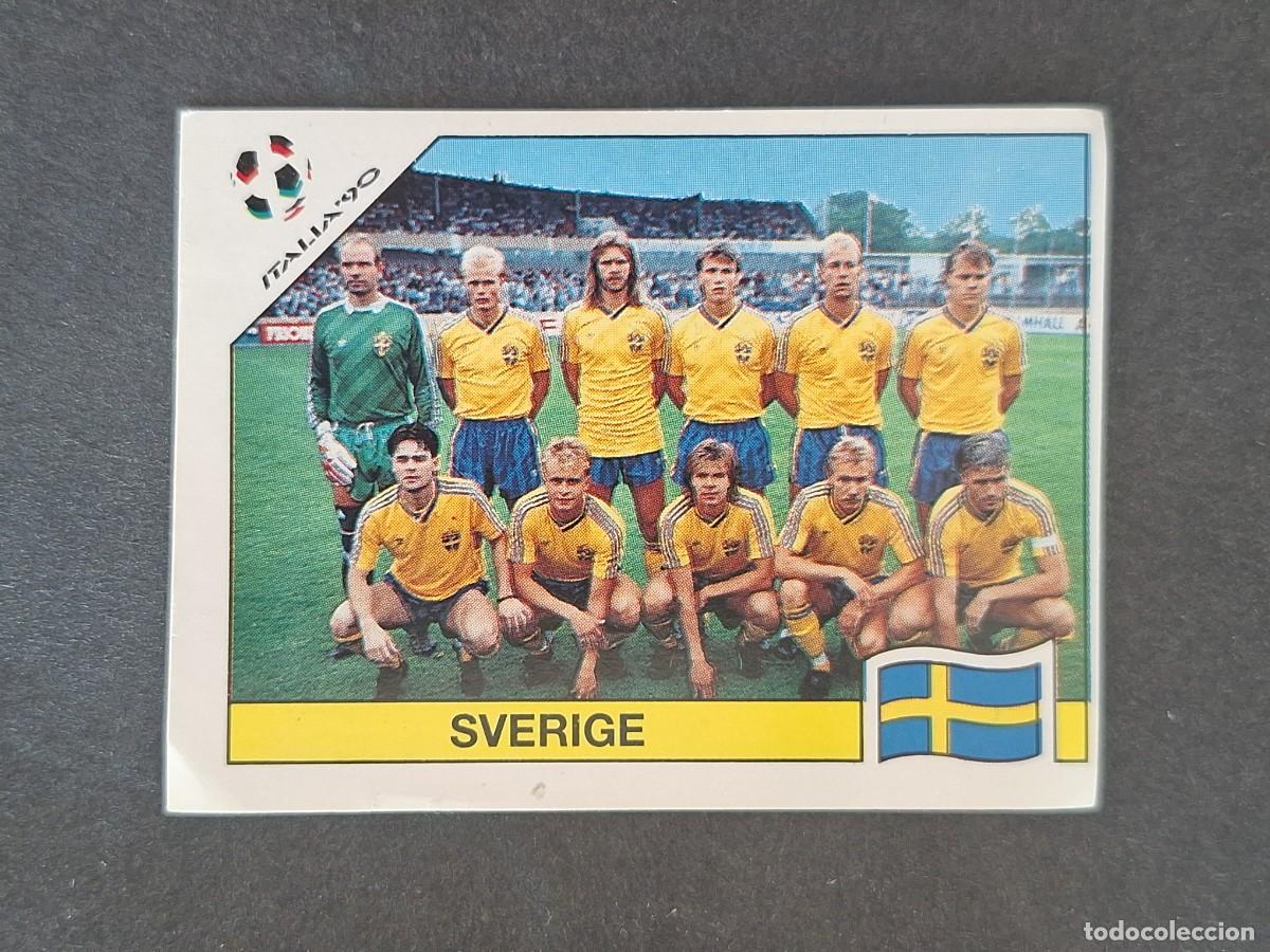 Figurine di Calcio: L3 EQUIPO ALINEACION SELECCION SUECIA 232 MUNDIAL ITALIA 90 1990 PANINI NUNCA PEGADO SIN PEGAR