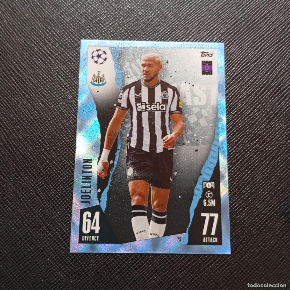 Cromos de f&uacute;tbol: 75 JOELINTON NEWCASTLE TOPPS MATCH ATTAX 2023 2024 FUTBOL 23 24 - A213 PG64 CRYSTAL