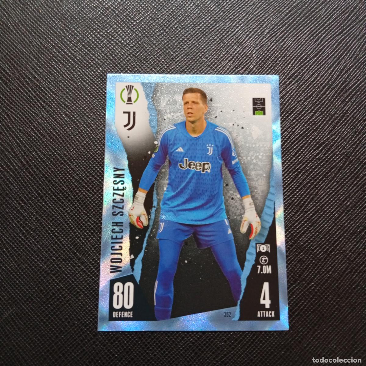 Football Stickers: 362 SZCZESNY JUVENTUS TOPPS MATCH ATTAX 2023 2024 FUTBOL 23 24 - A213 PG64 CRYSTAL