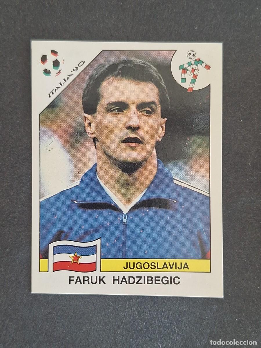 Football Stickers: L3 FARUK HADZIBEGIC SELECCION YUGOSLAVIA 274 MUNDIAL ITALIA 90 1990 PANINI NUNCA PEGADO SIN PEGAR