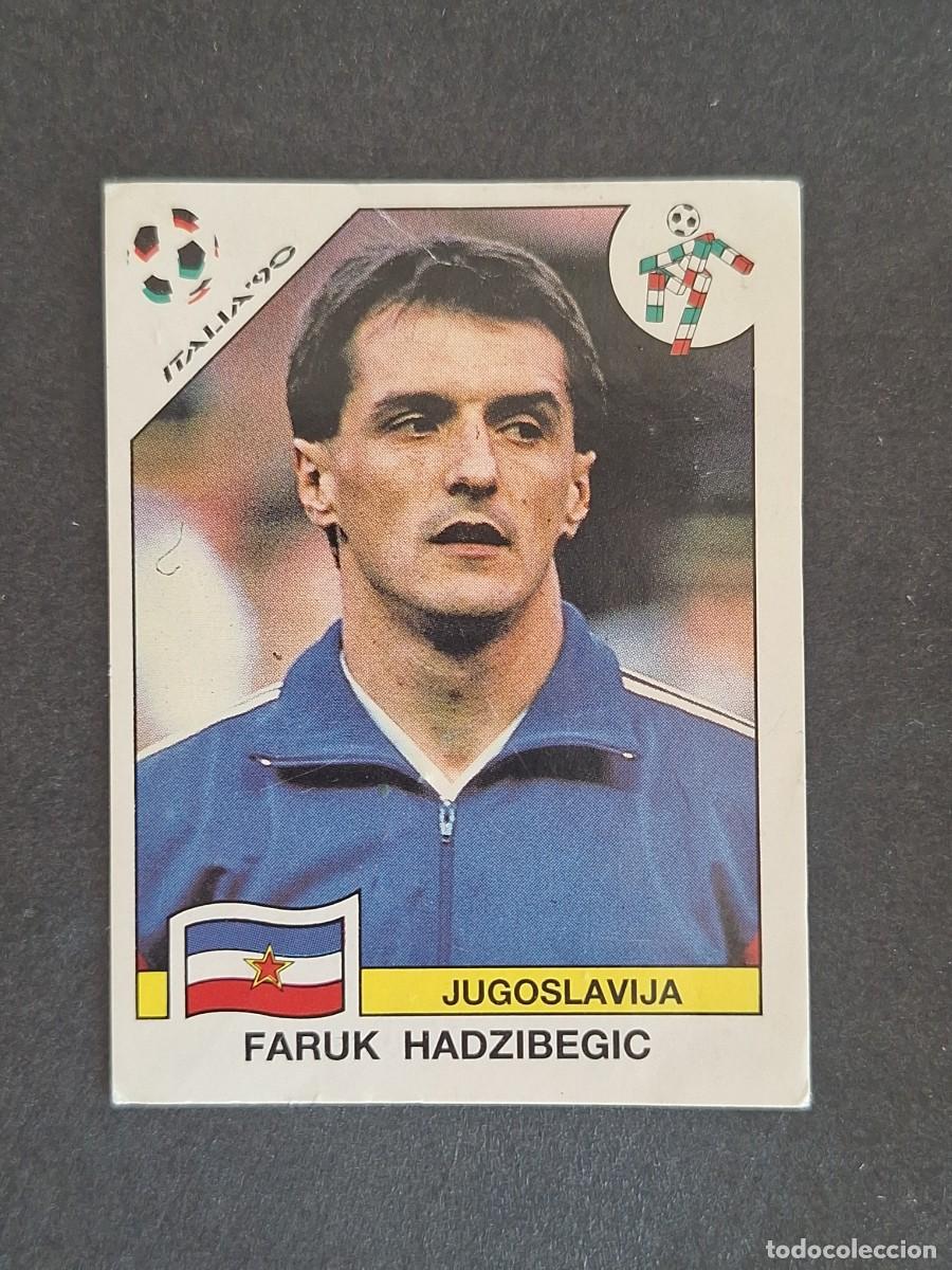 Football Stickers: L3 FARUK HADZIBEGIC SELECCION YUGOSLAVIA 274 MUNDIAL ITALIA 90 1990 PANINI NUNCA PEGADO SIN PEGAR
