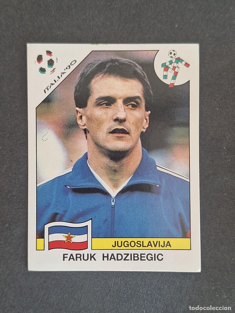 Football Stickers: L3 FARUK HADZIBEGIC SELECCION YUGOSLAVIA 274 MUNDIAL ITALIA 90 1990 PANINI NUNCA PEGADO SIN PEGAR