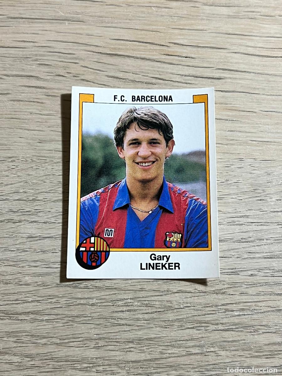 Cromos de f&uacute;tbol: 57 LINEKER FC BARCELONA LIGA FUTBOL 88 PANINI NUNCA PEGADO SIN PEGAR 1988